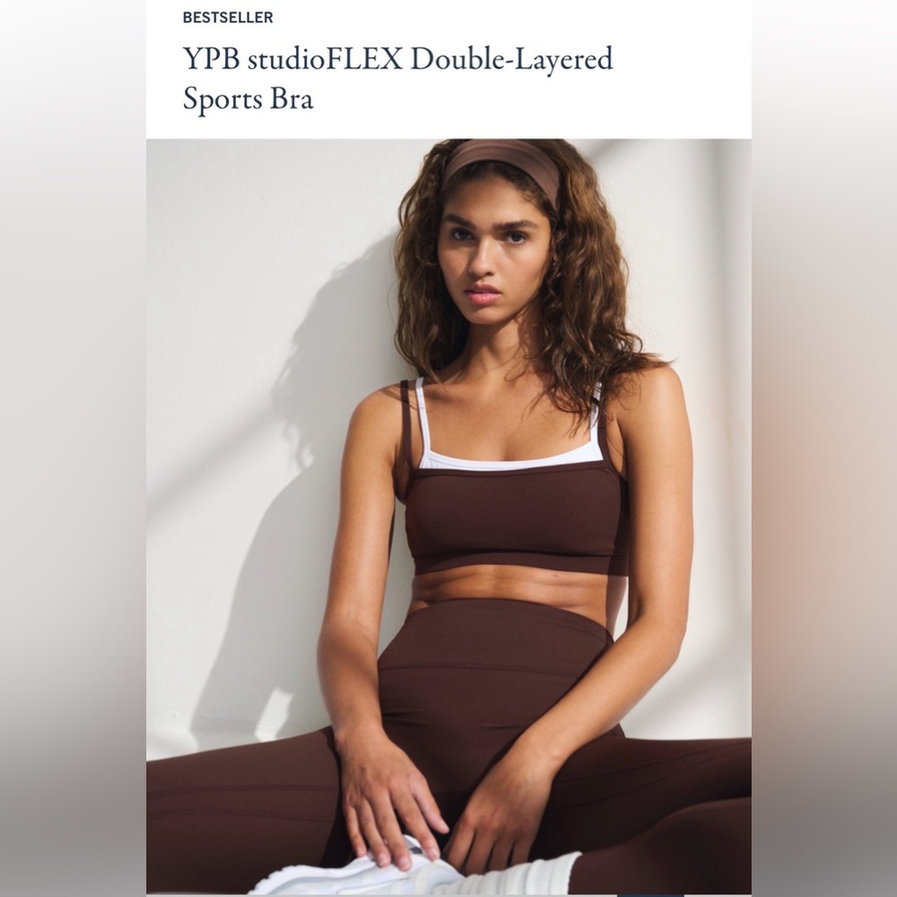 Abercrombie & Fitch Brown and White Bra